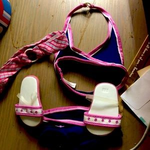 American Girl Clothes and Accessories. Beach wear. Swimsuit lot